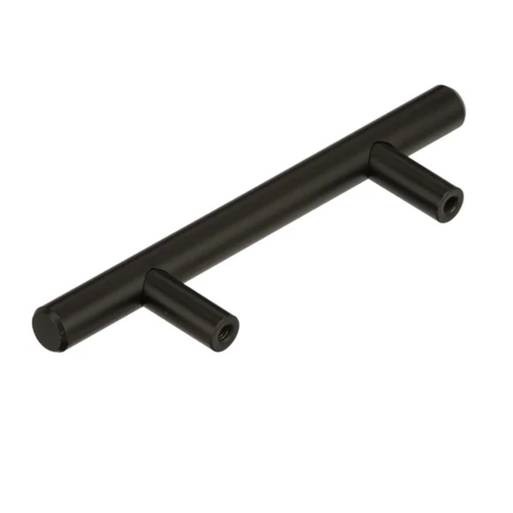 Kitchen Round Cabinet Pull Handles Black - Picture 5 of 10